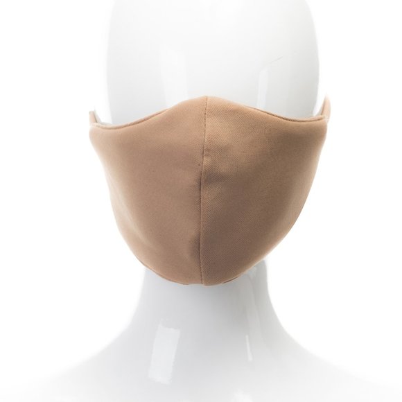 Cloth face mask with pocket filter -- BLACK - Picture 3 of 12